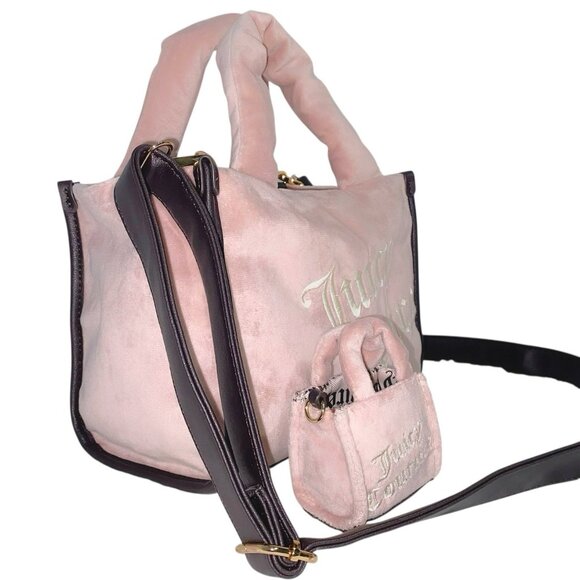 Juicy Couture Better Together Pink Mini Tote Bag w/ Matching Purse Hang Charm - Picture 7 of 11